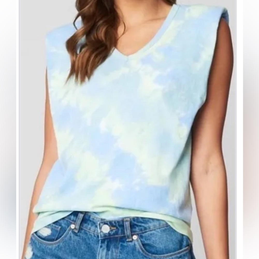 BlankNYC tie dye v-neck